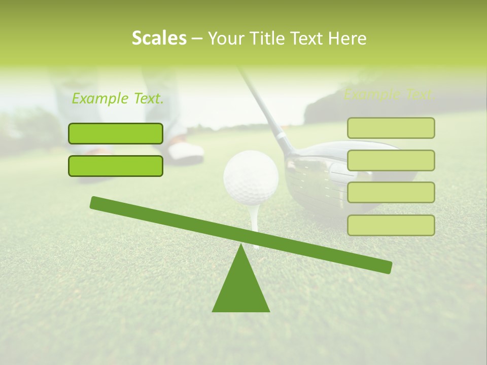 Fairway  Man PowerPoint Template