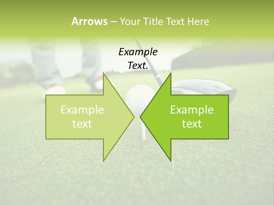 Fairway  Man PowerPoint Template