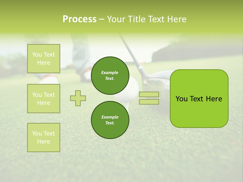Fairway  Man PowerPoint Template