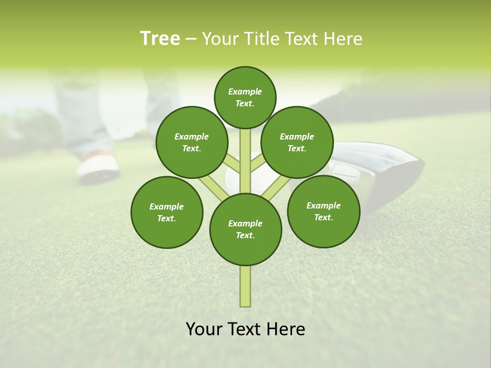 Fairway  Man PowerPoint Template