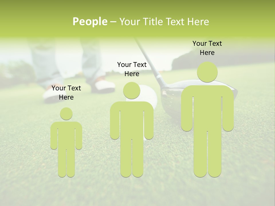 Fairway  Man PowerPoint Template
