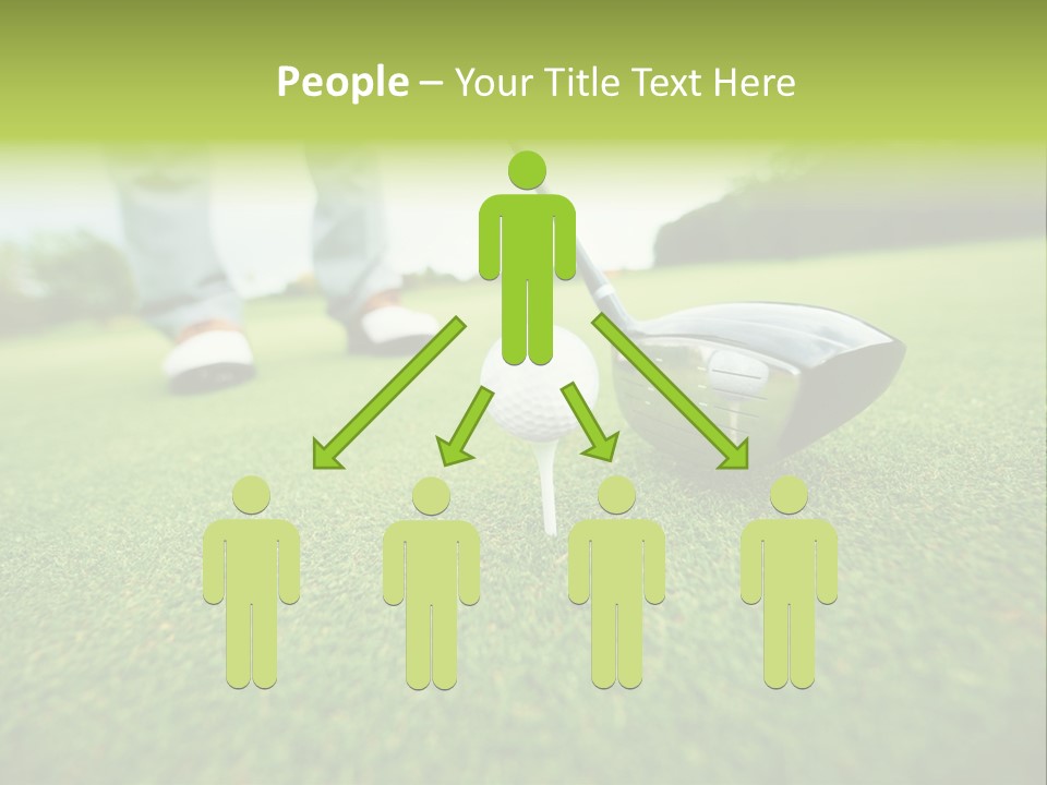 Fairway  Man PowerPoint Template