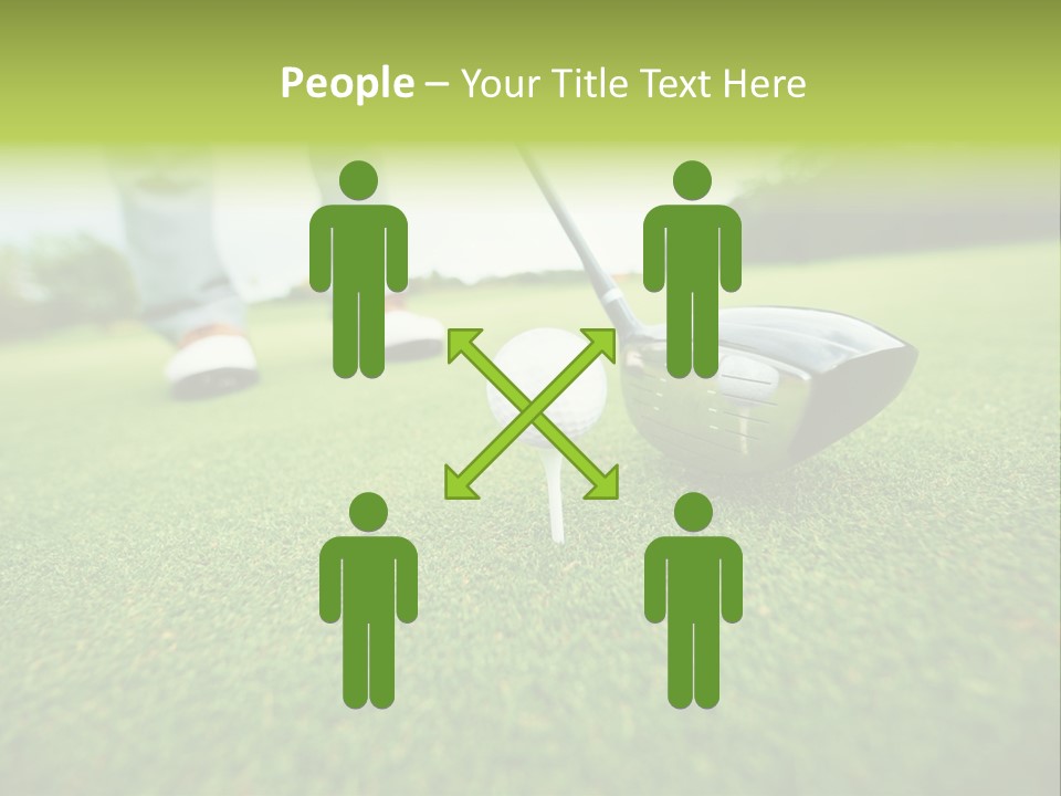 Fairway  Man PowerPoint Template