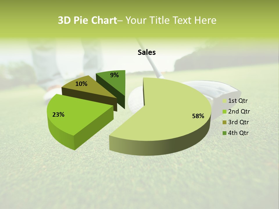 Fairway  Man PowerPoint Template