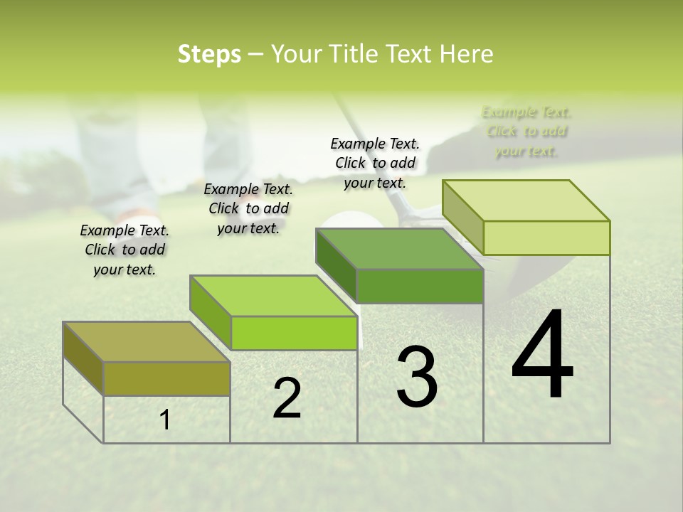 Fairway  Man PowerPoint Template