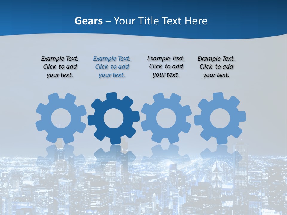 Dusk Lifestyle Place PowerPoint Template