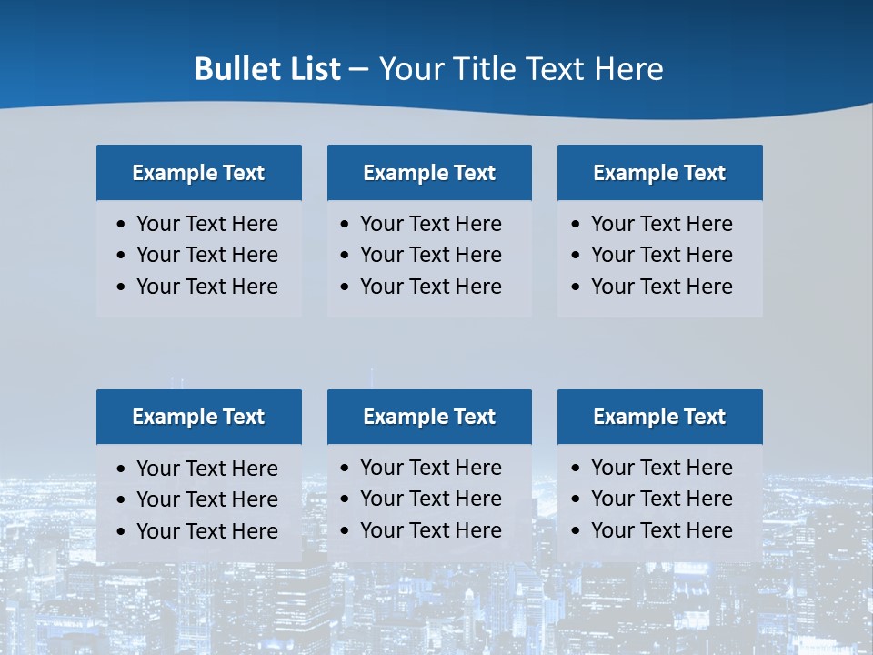 Dusk Lifestyle Place PowerPoint Template