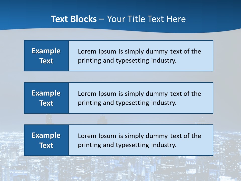 Dusk Lifestyle Place PowerPoint Template