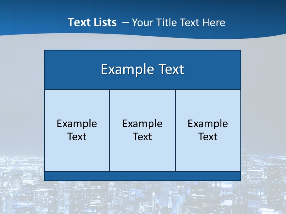 Dusk Lifestyle Place PowerPoint Template