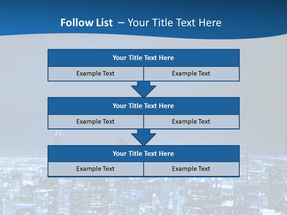 Dusk Lifestyle Place PowerPoint Template
