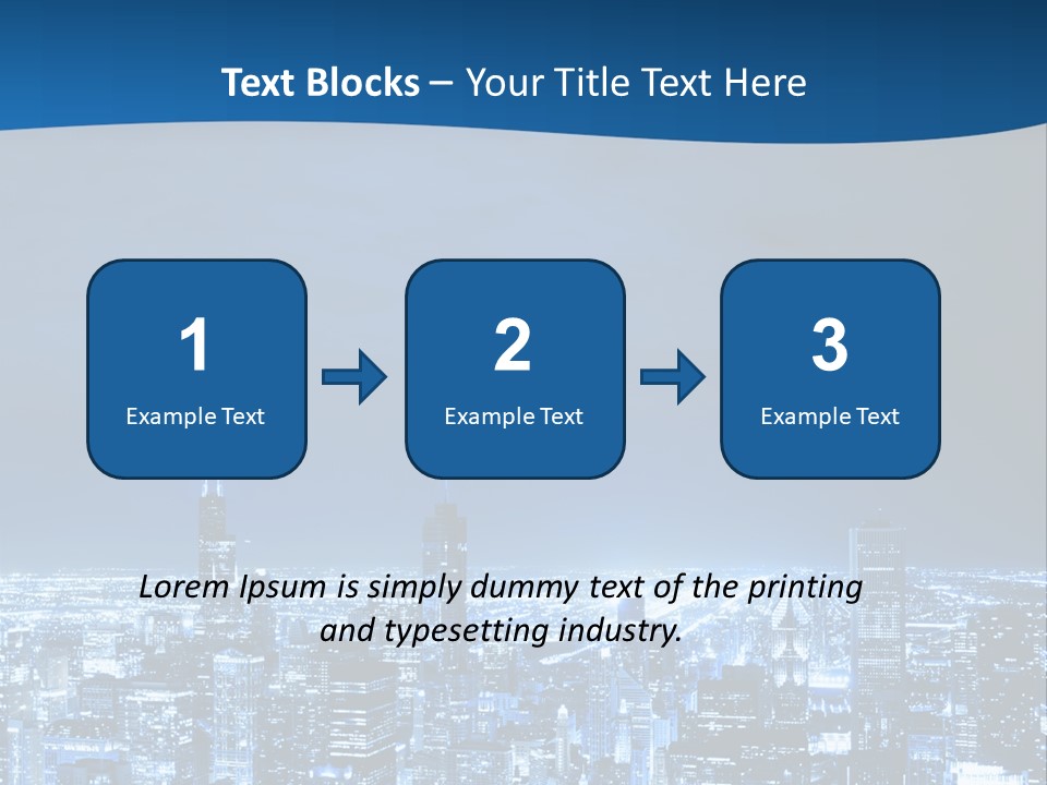 Dusk Lifestyle Place PowerPoint Template