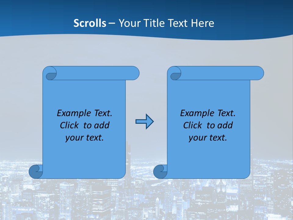 Dusk Lifestyle Place PowerPoint Template