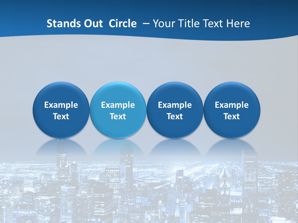 Dusk Lifestyle Place PowerPoint Template