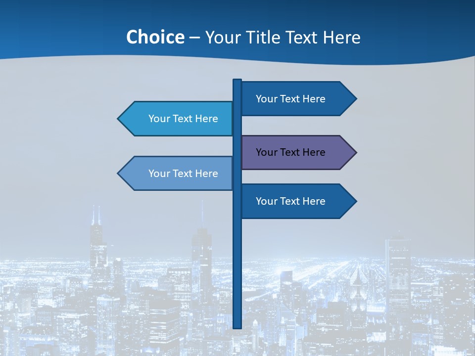 Dusk Lifestyle Place PowerPoint Template