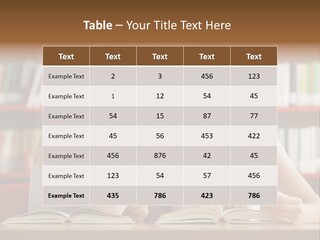 People Library Teenage Girls PowerPoint Template