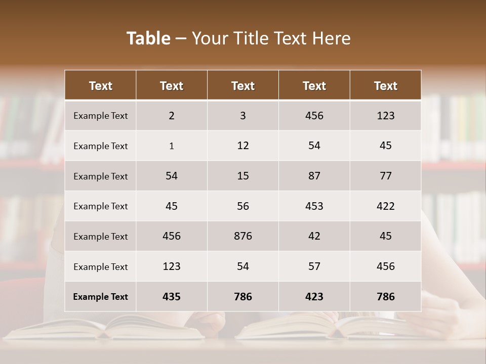 People Library Teenage Girls PowerPoint Template