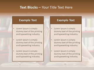 People Library Teenage Girls PowerPoint Template