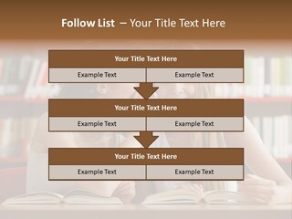 People Library Teenage Girls PowerPoint Template