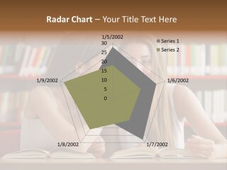 People Library Teenage Girls PowerPoint Template