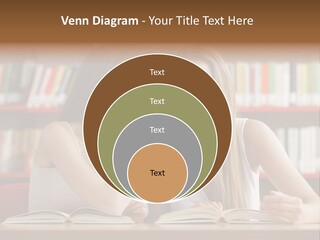 People Library Teenage Girls PowerPoint Template