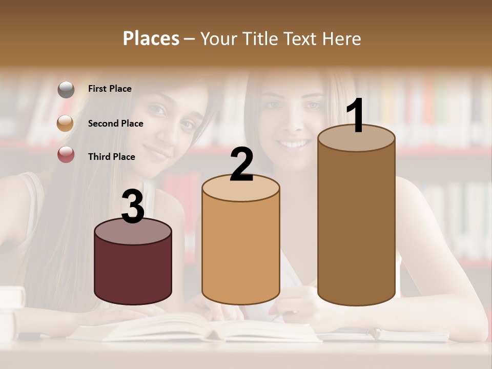 Long Hair Photography Horizontal PowerPoint Template