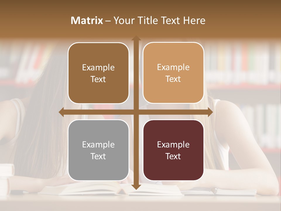 Long Hair Photography Horizontal PowerPoint Template