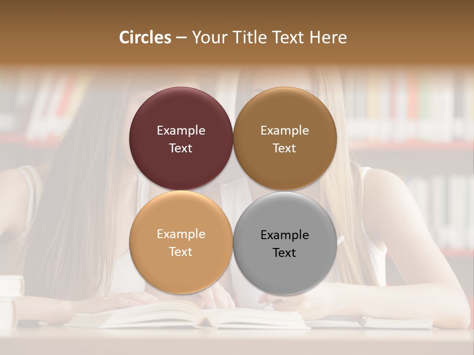 Long Hair Photography Horizontal PowerPoint Template