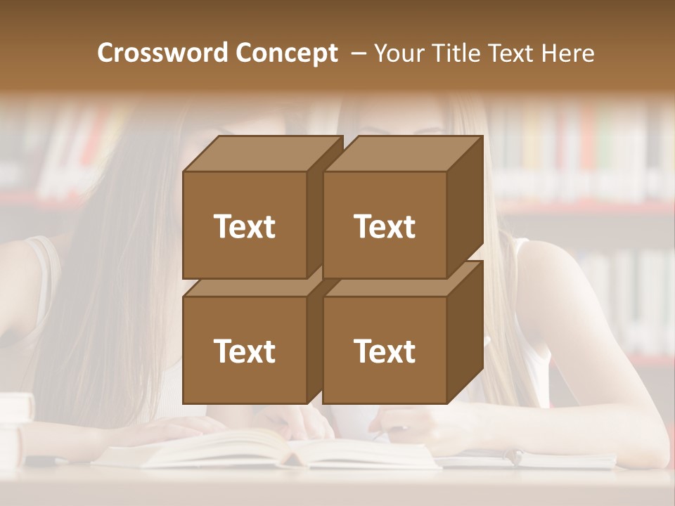 Long Hair Photography Horizontal PowerPoint Template