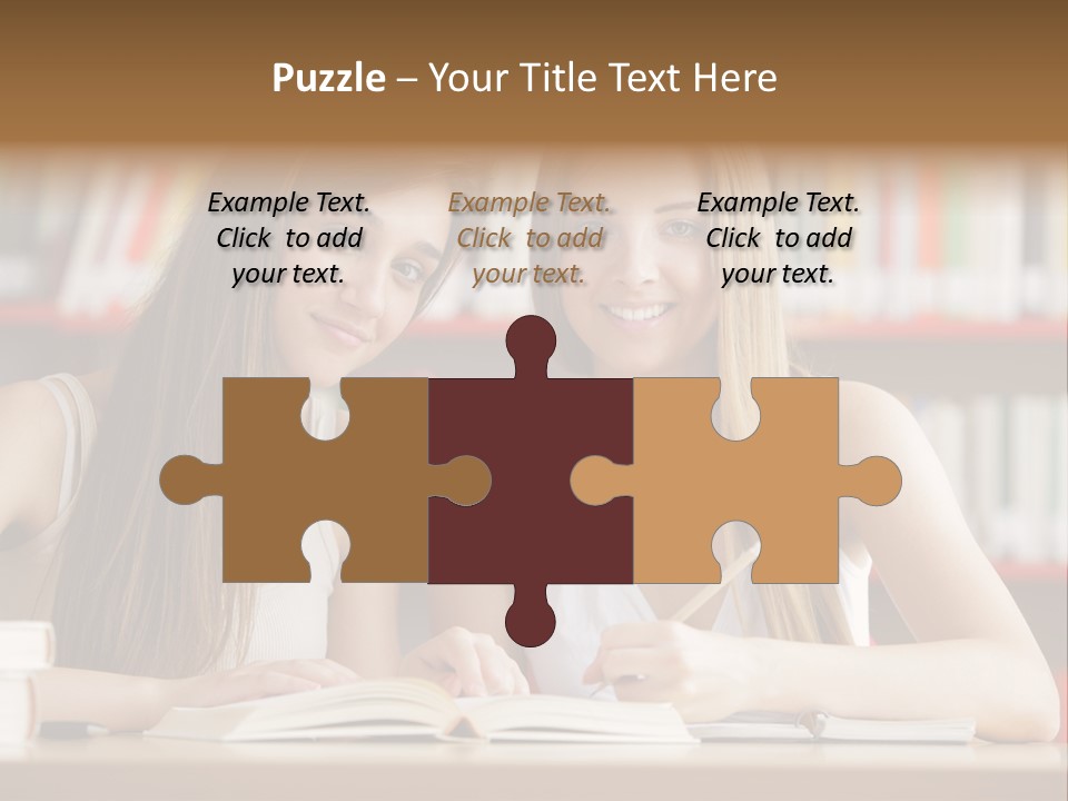 Long Hair Photography Horizontal PowerPoint Template