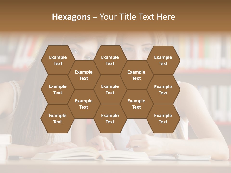 Long Hair Photography Horizontal PowerPoint Template