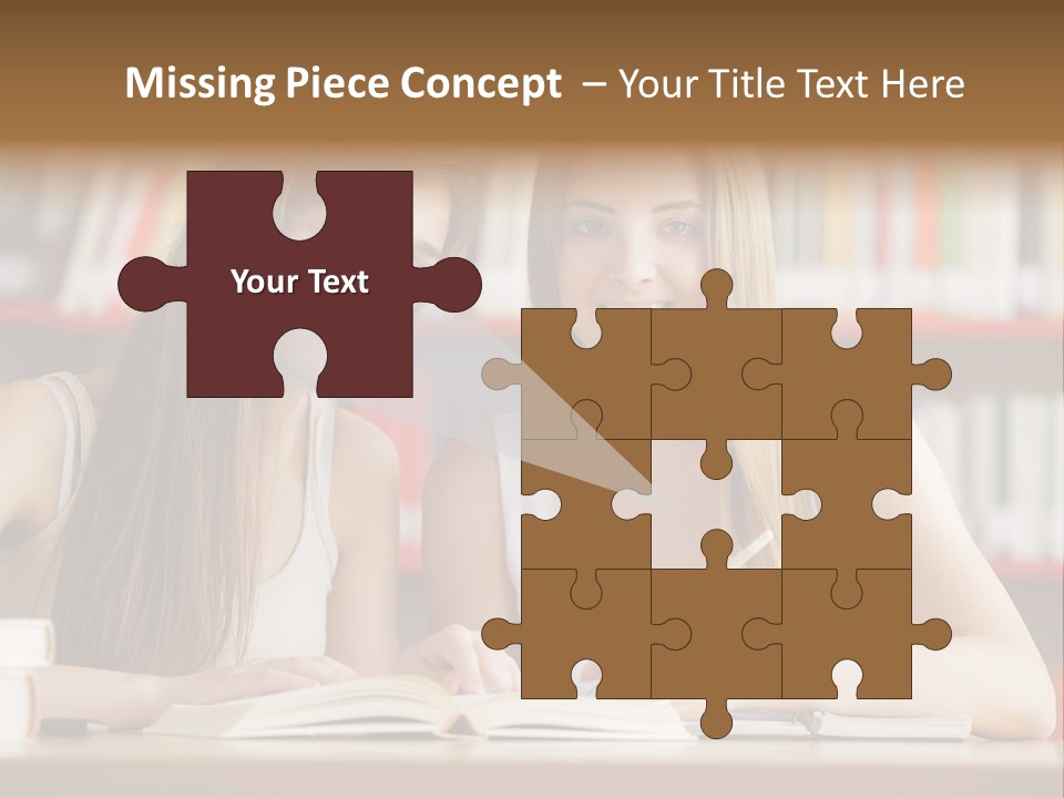 Long Hair Photography Horizontal PowerPoint Template