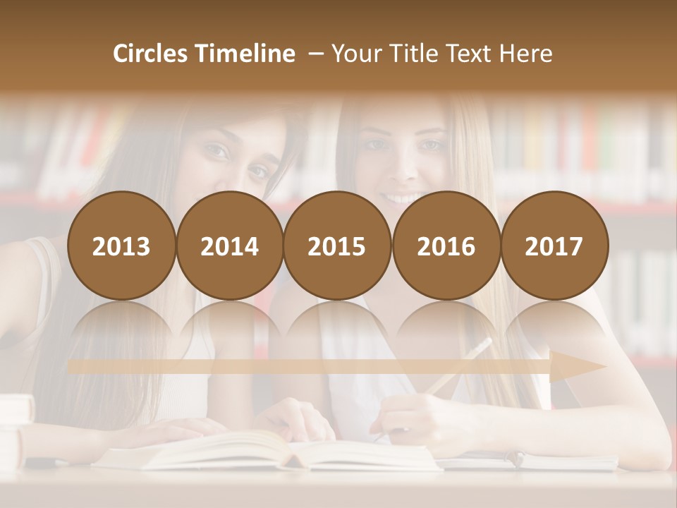 Long Hair Photography Horizontal PowerPoint Template