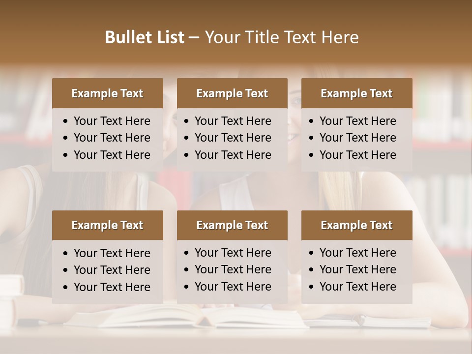 Long Hair Photography Horizontal PowerPoint Template