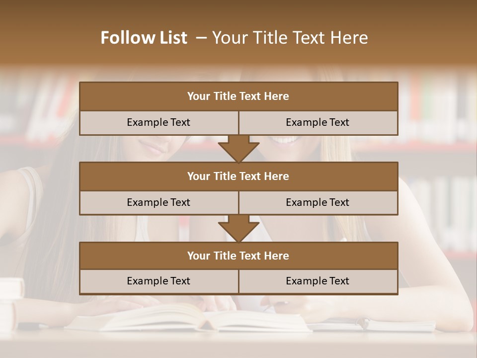 Long Hair Photography Horizontal PowerPoint Template