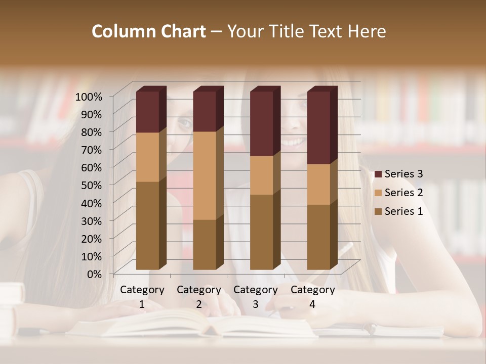 Long Hair Photography Horizontal PowerPoint Template