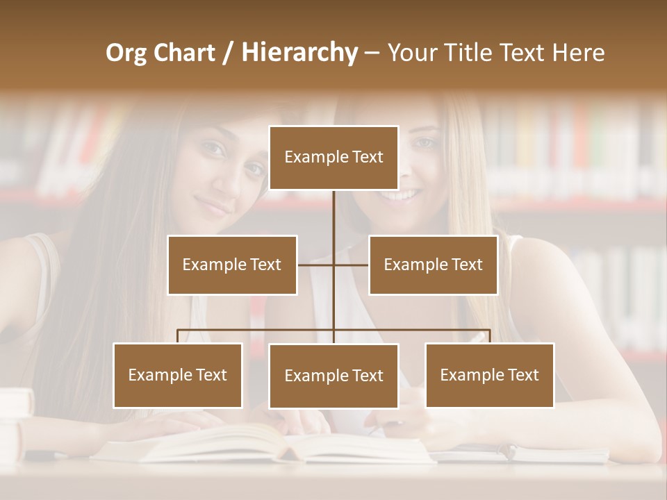 Long Hair Photography Horizontal PowerPoint Template