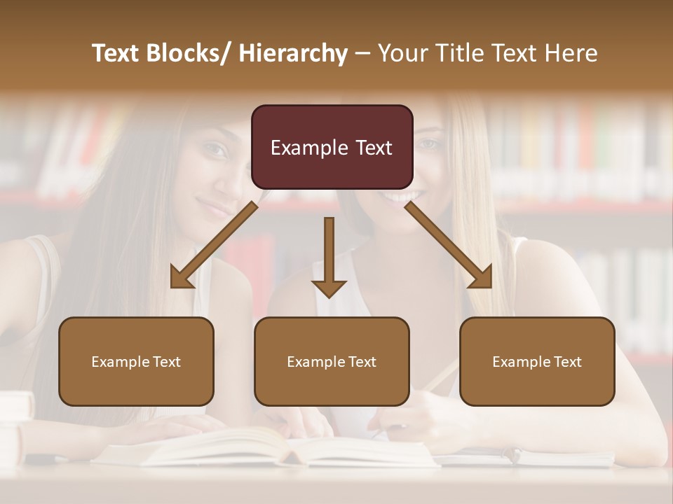 Long Hair Photography Horizontal PowerPoint Template