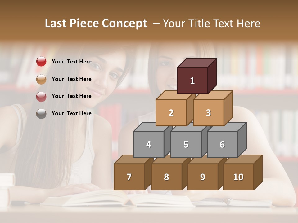 Long Hair Photography Horizontal PowerPoint Template