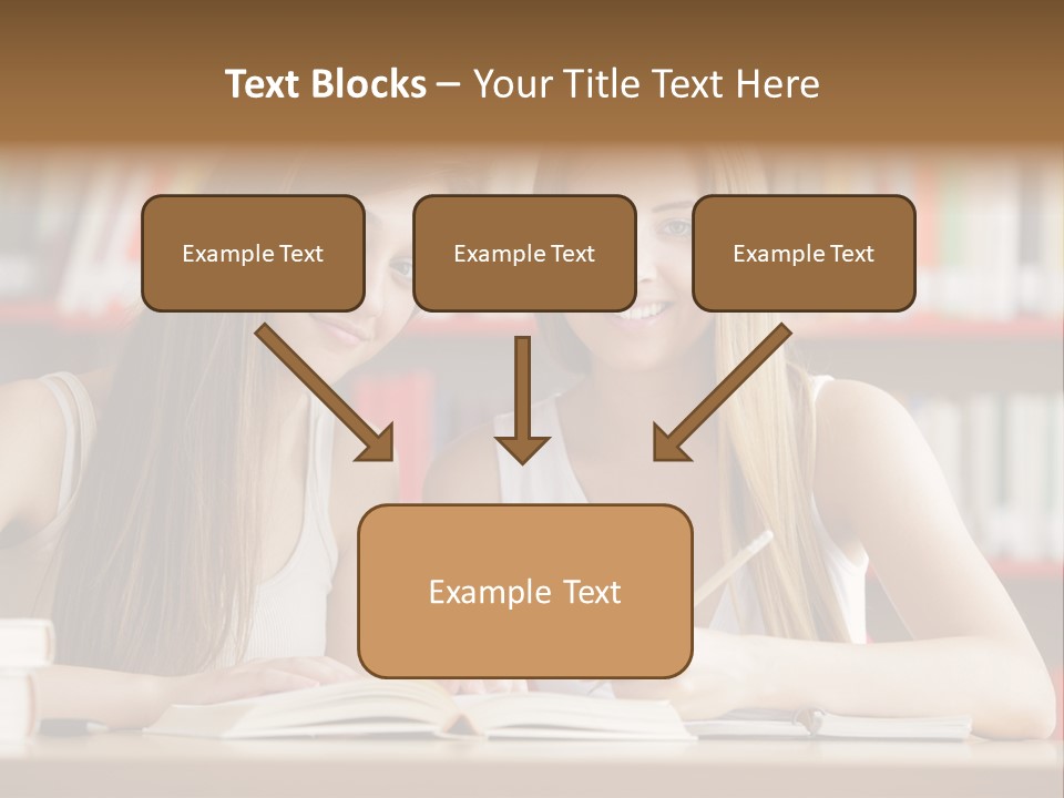 Long Hair Photography Horizontal PowerPoint Template