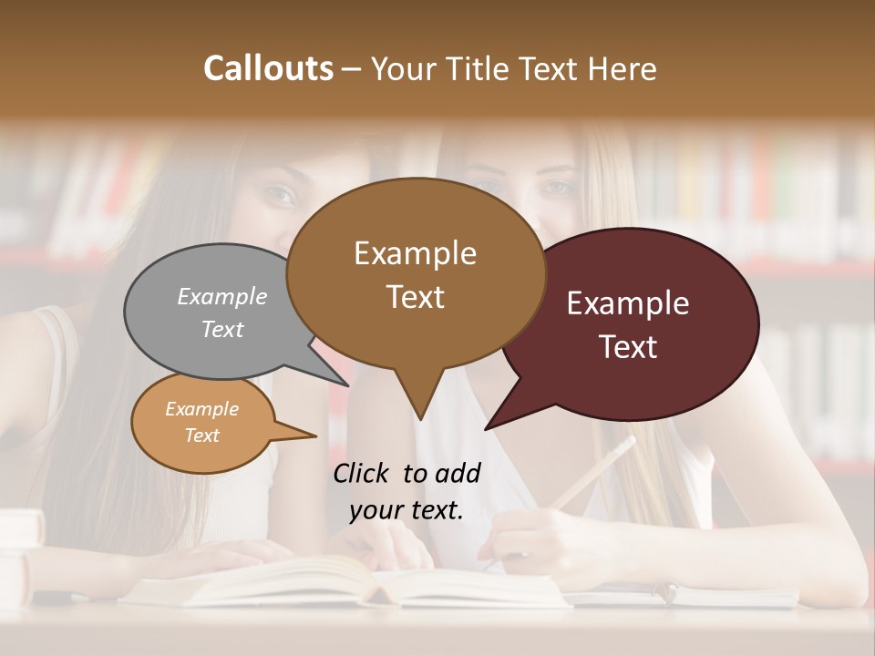 Long Hair Photography Horizontal PowerPoint Template