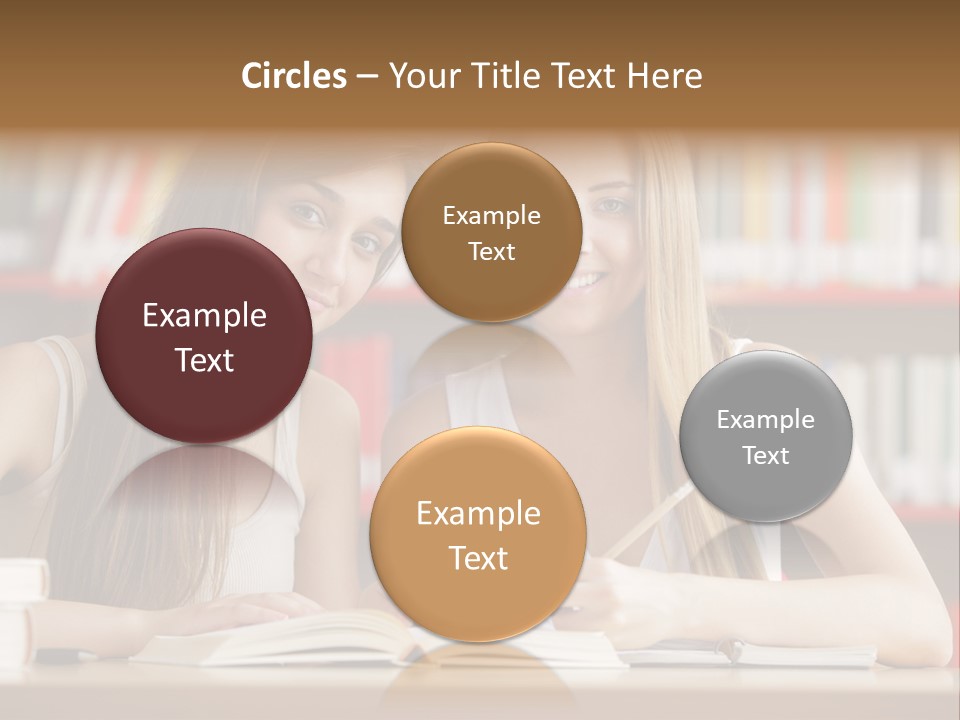 Long Hair Photography Horizontal PowerPoint Template