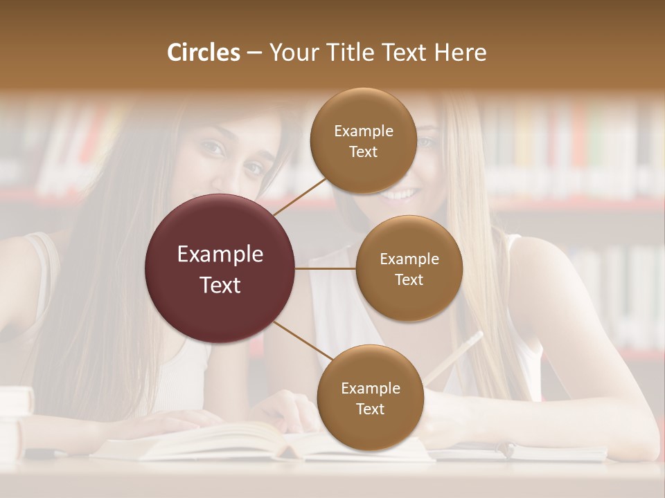 Long Hair Photography Horizontal PowerPoint Template