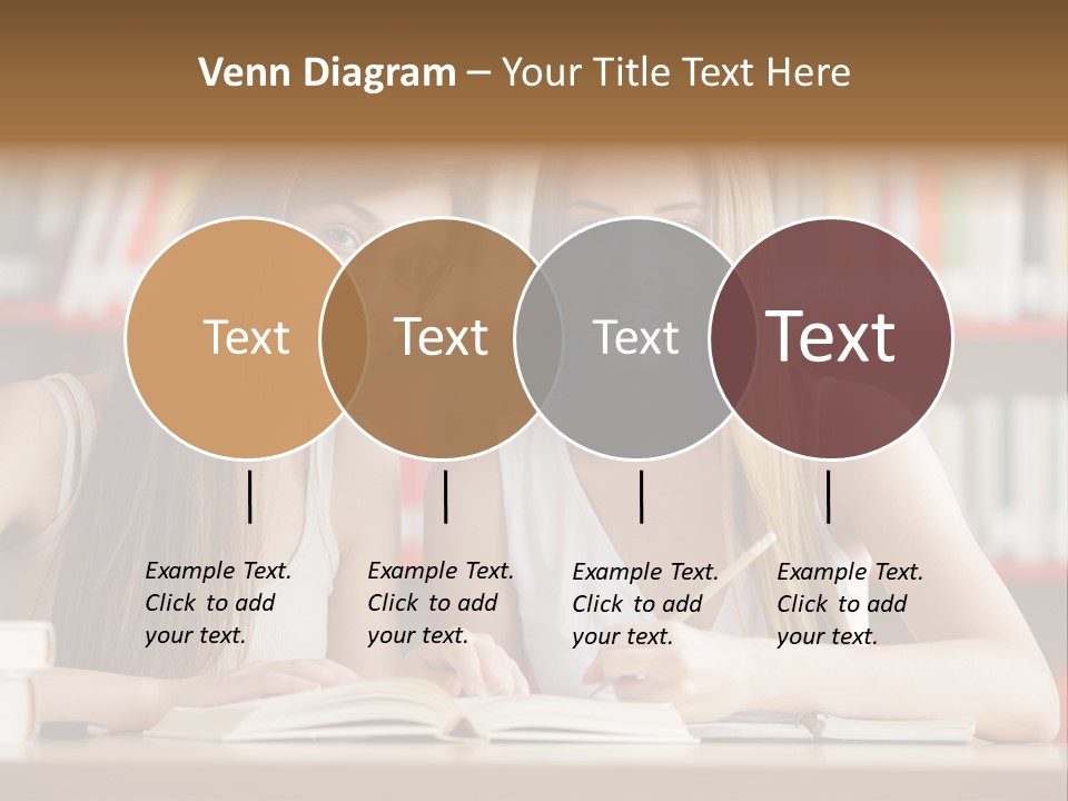 Long Hair Photography Horizontal PowerPoint Template