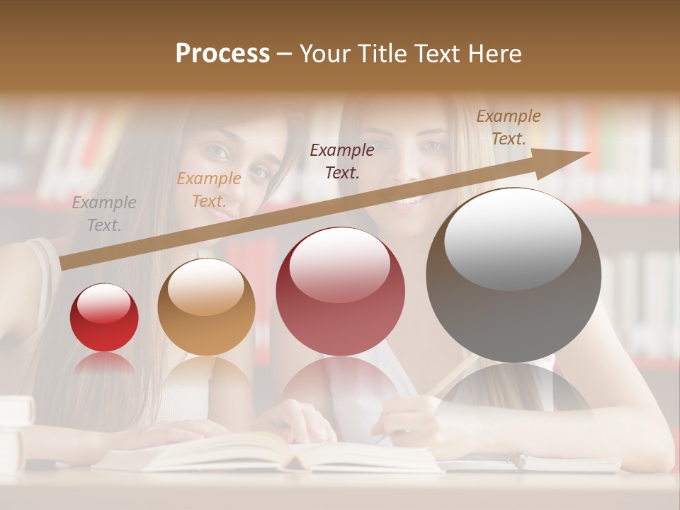 Long Hair Photography Horizontal PowerPoint Template