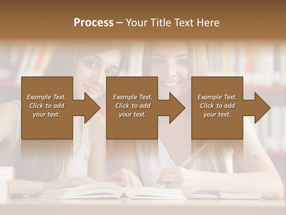 Long Hair Photography Horizontal PowerPoint Template