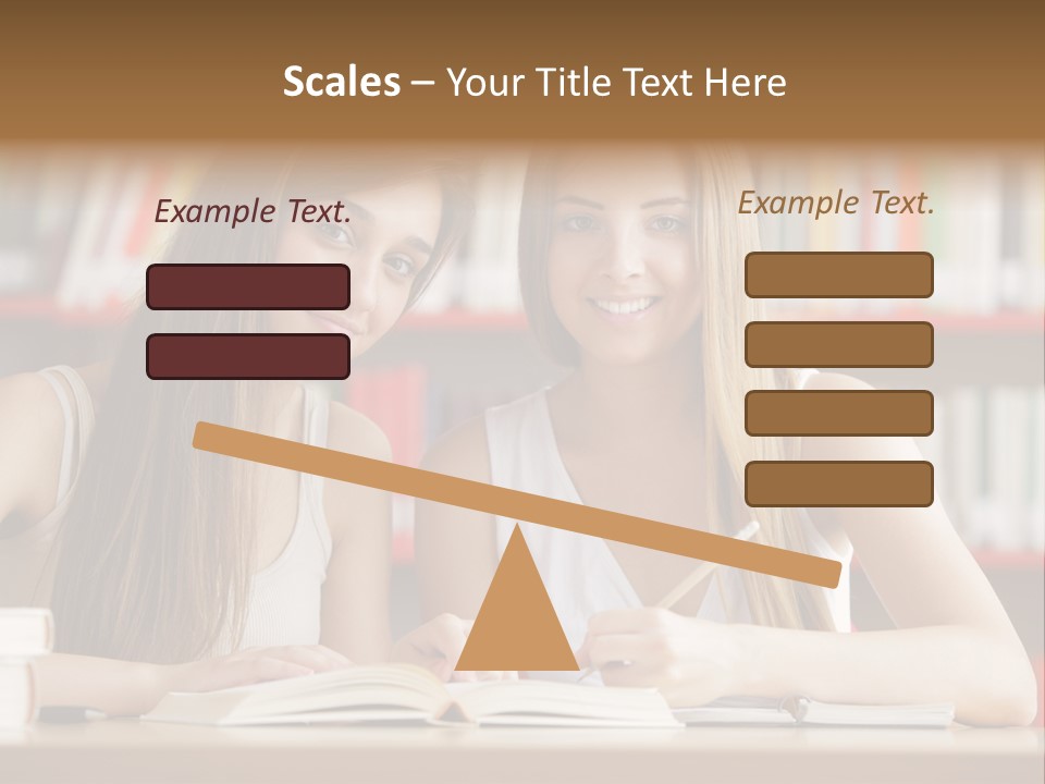 Long Hair Photography Horizontal PowerPoint Template