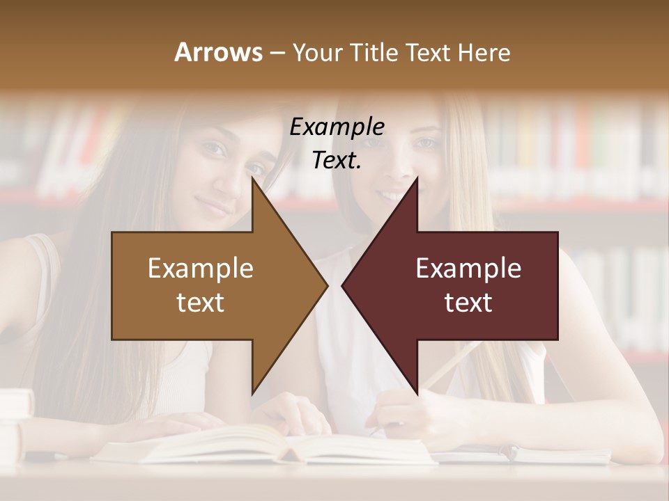 Long Hair Photography Horizontal PowerPoint Template