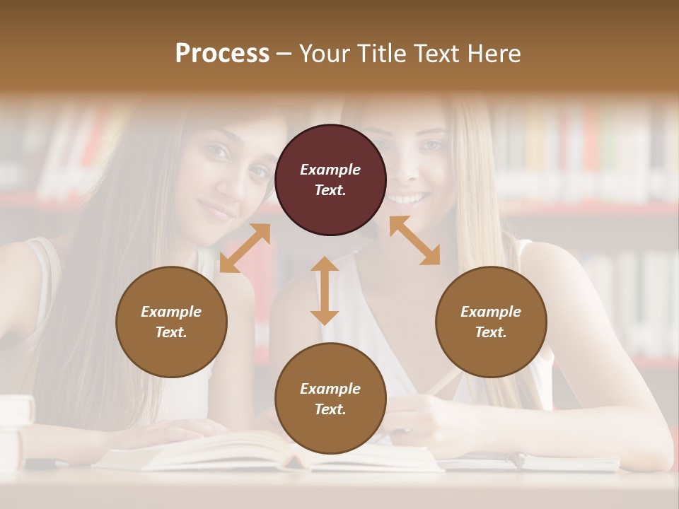 Long Hair Photography Horizontal PowerPoint Template