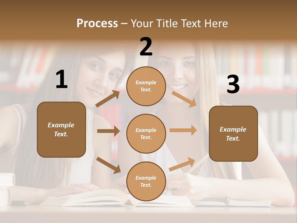 Long Hair Photography Horizontal PowerPoint Template