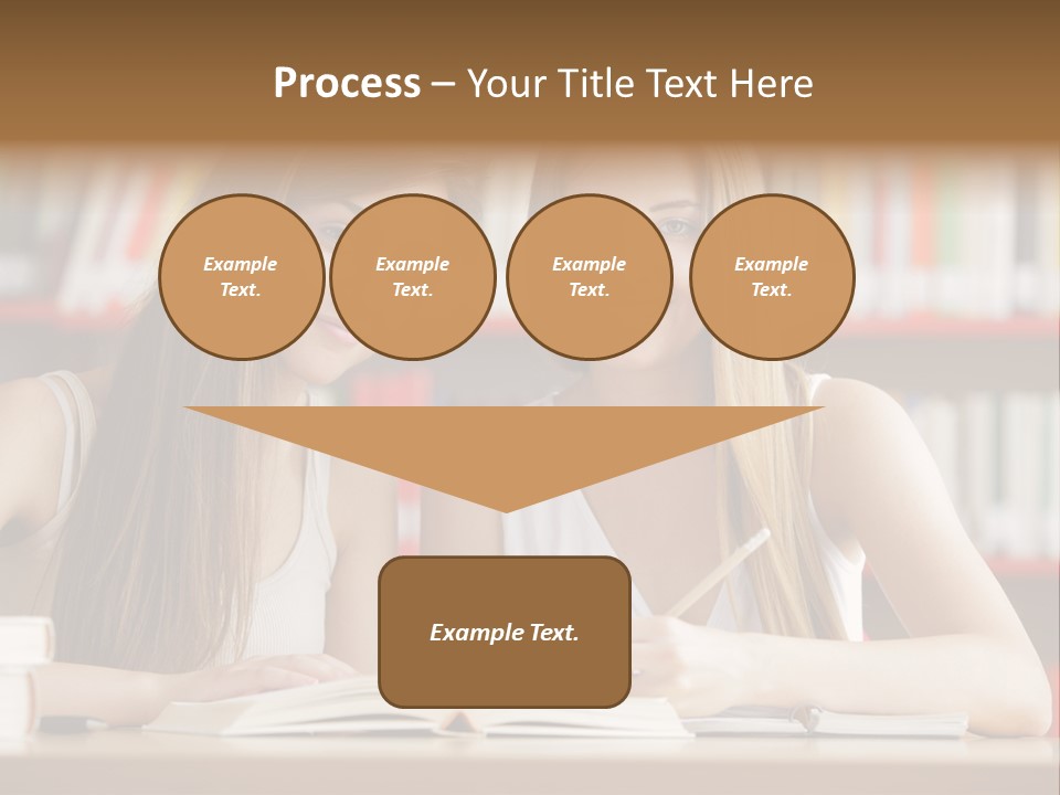 Long Hair Photography Horizontal PowerPoint Template